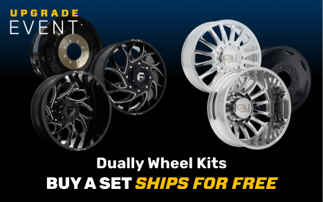 Free Shipping, Buy a set of 4 Dually Wheels