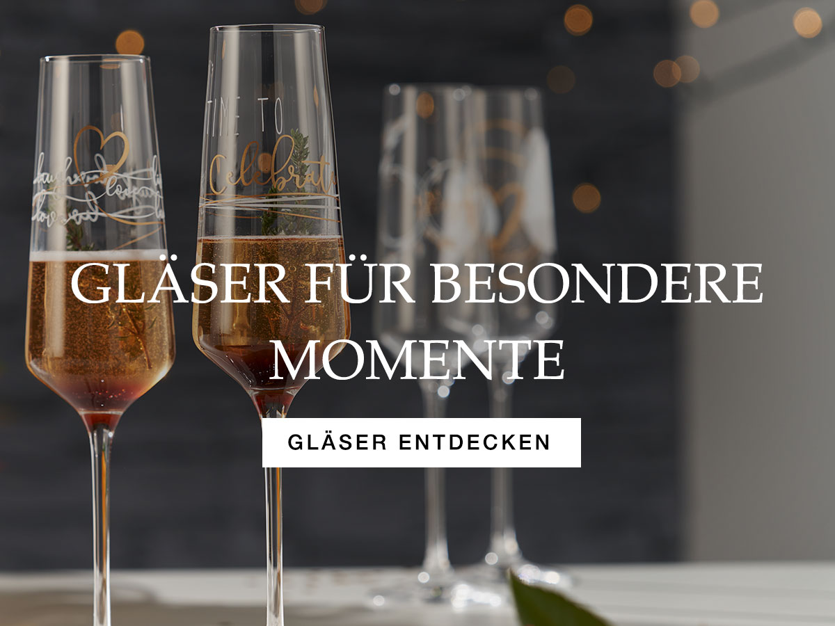 Gläser für besondere Momente