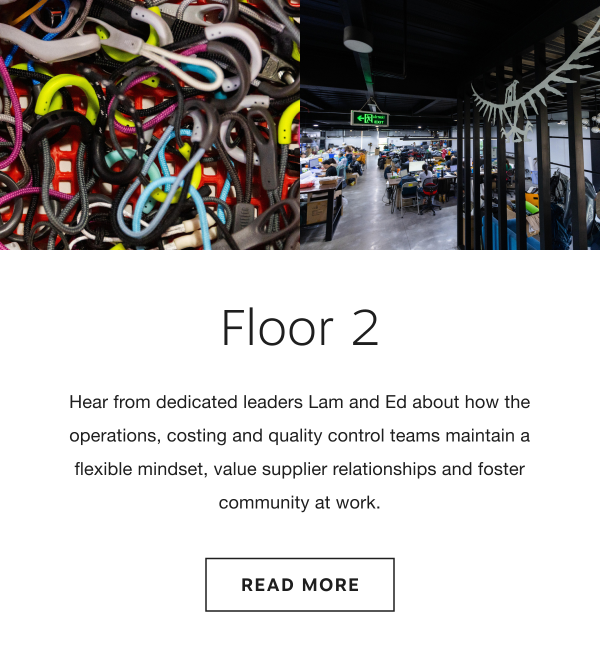 Hear from dedicated second-floor leaders on flexibility and community | Read More