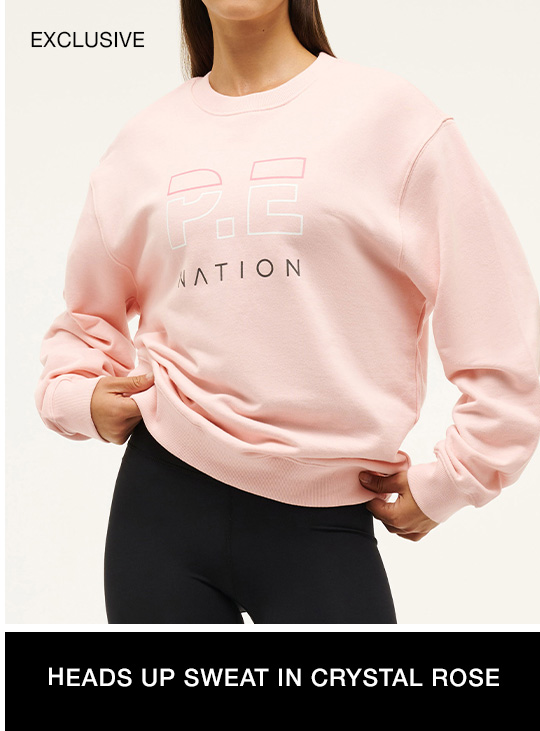 Heads Up Sweat in Crystal Rose