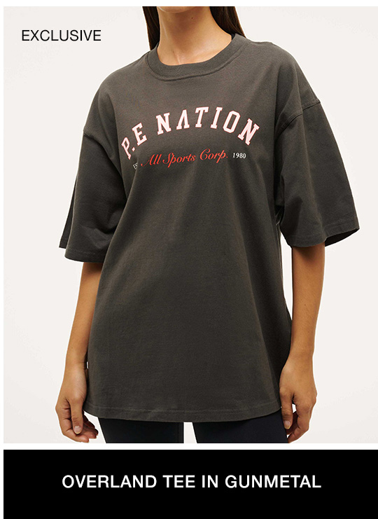 Overland Tee in Gunmetal