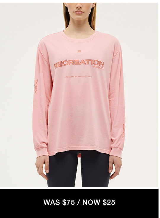 Streamline Long Sleeve in Crystal Rose
