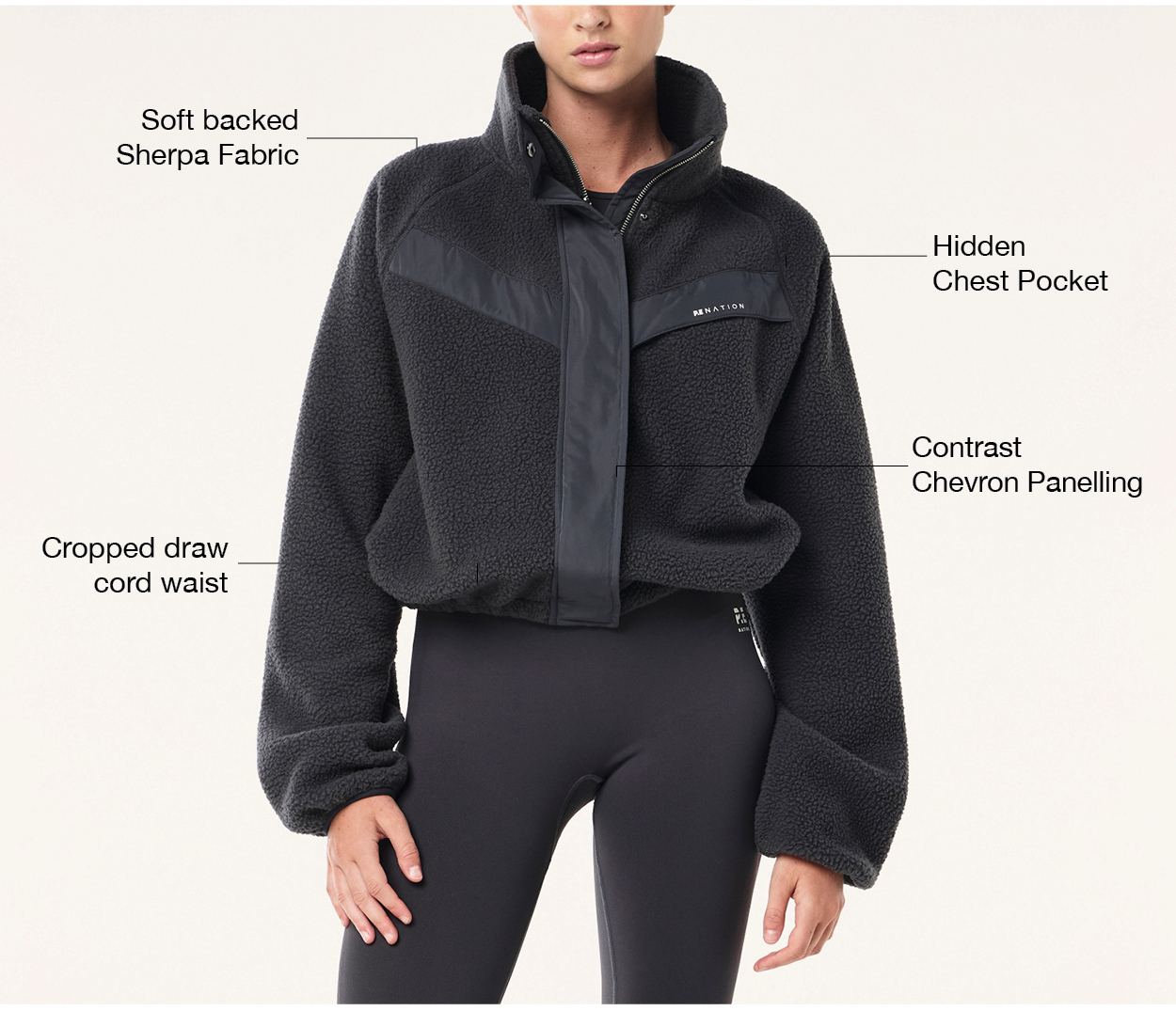 P.E Nation Shelter Sherpa Asphalt