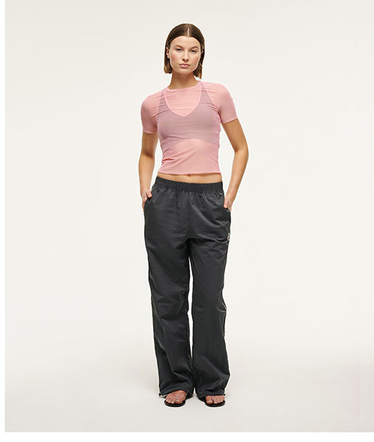 Discovery Mesh Tee in Candy Pink