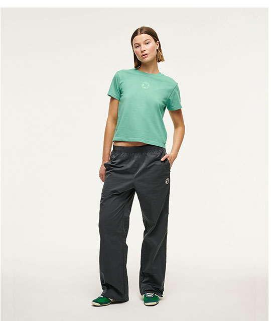 Sportive Short Sleeve Tee in Washed Evergreen