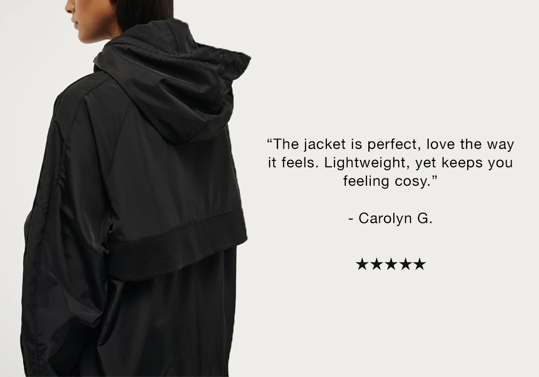 The Man Down Jacket in Black