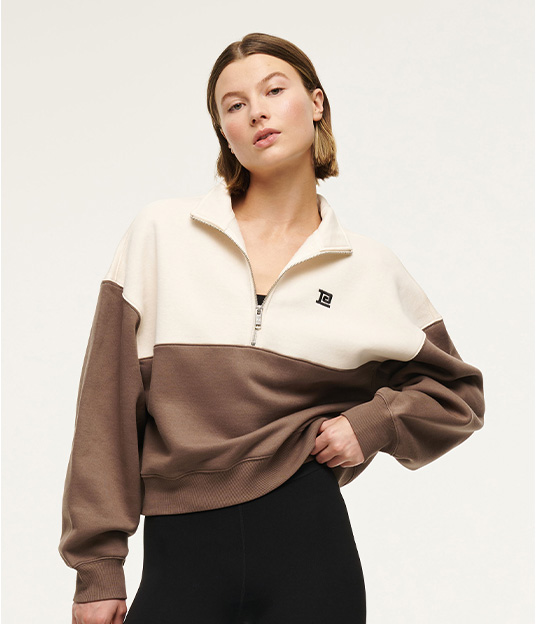 Centre Field Sweat in Fossil