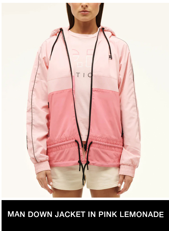 Man Down Jacket in Pink Lemonade
