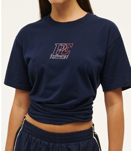 Definition Tee in Dark Navy