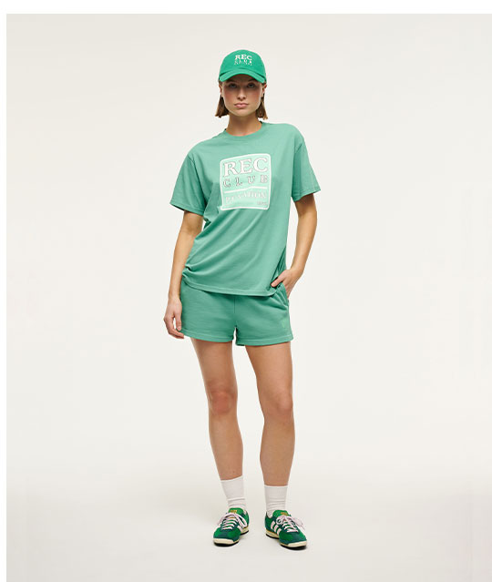 Reverie Short in Washed Evergreen