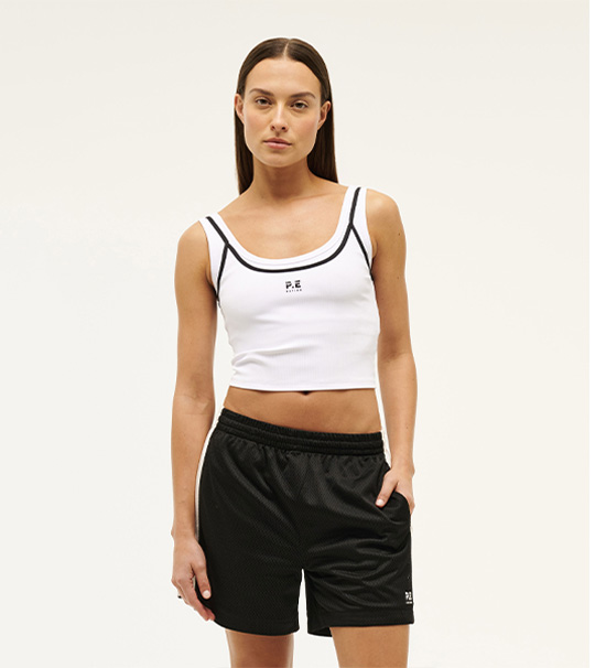 Women in activewear shorts