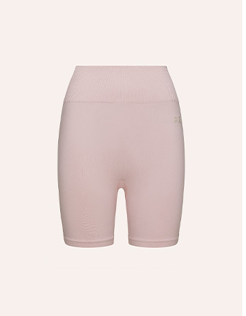 Women's seamless bike short pink
