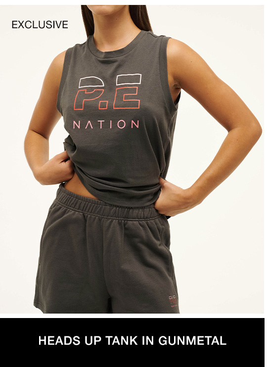 Heads Up Tank in Gunmetal