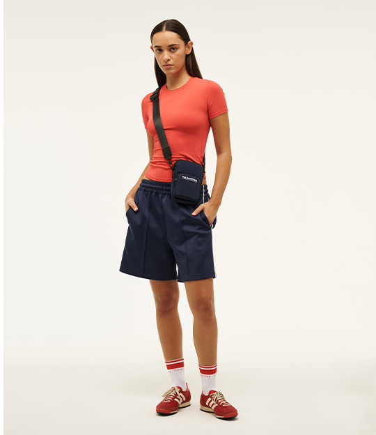 Man Down Track Short In Dark Navy