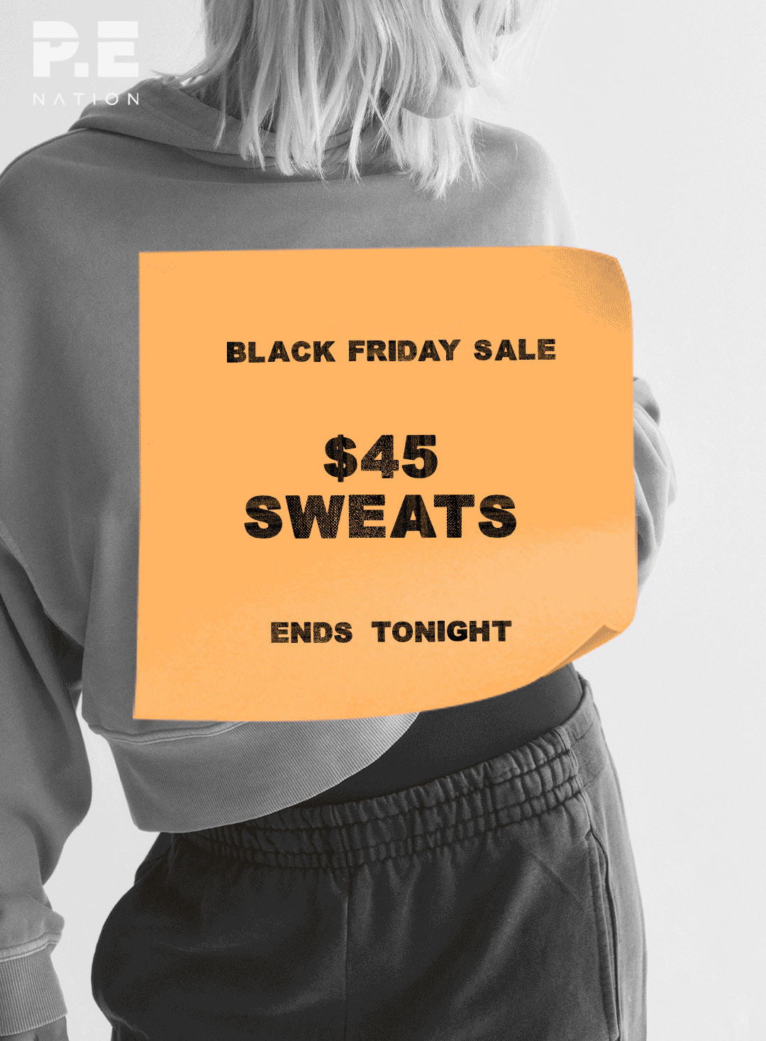 $45 Sweats and $25 Tees. Ends Tonight.