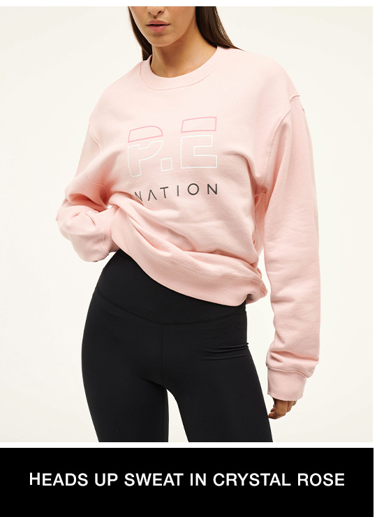 Heads Up Sweat in Crystal Rose