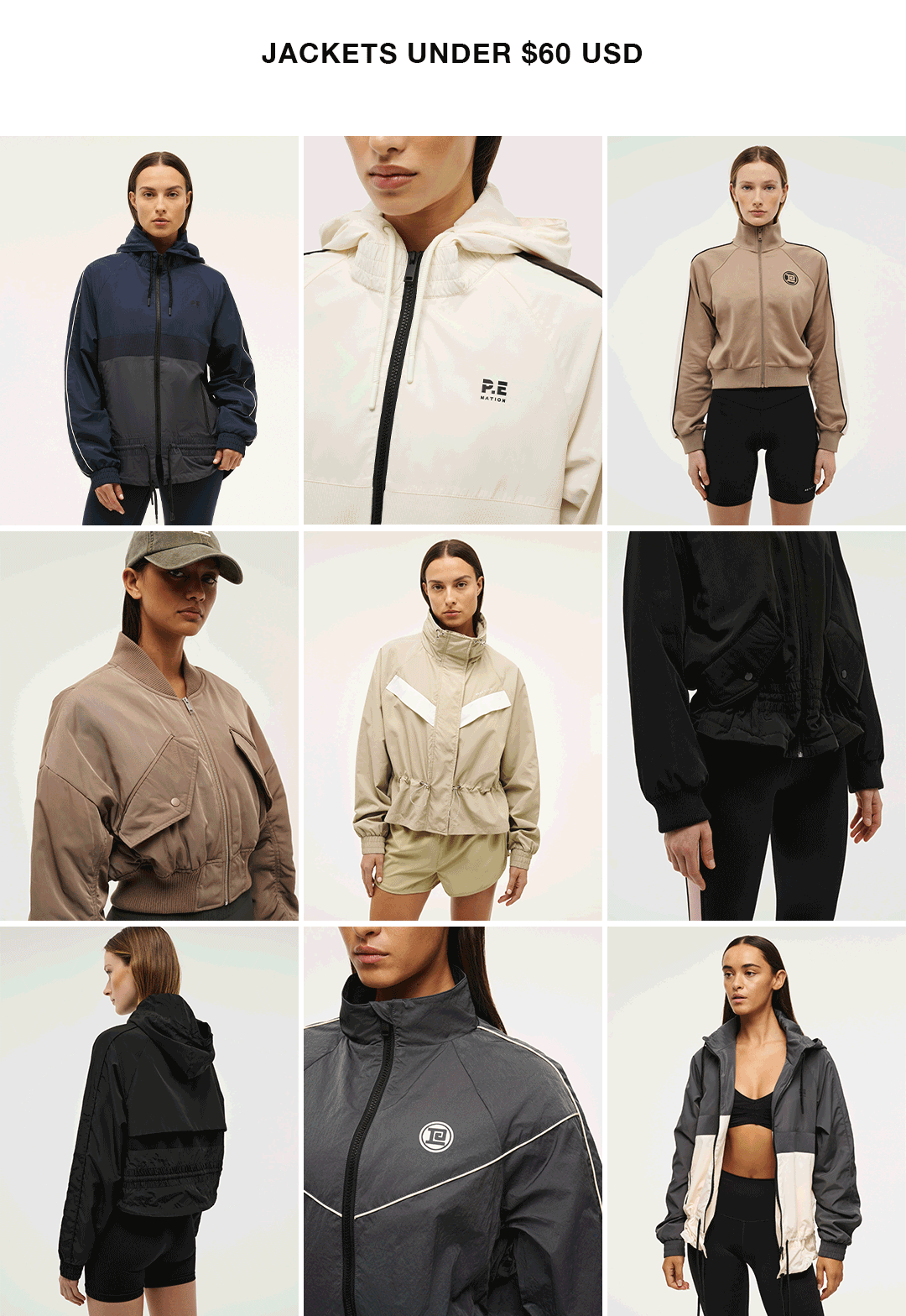 GIF of sweaters and jackets