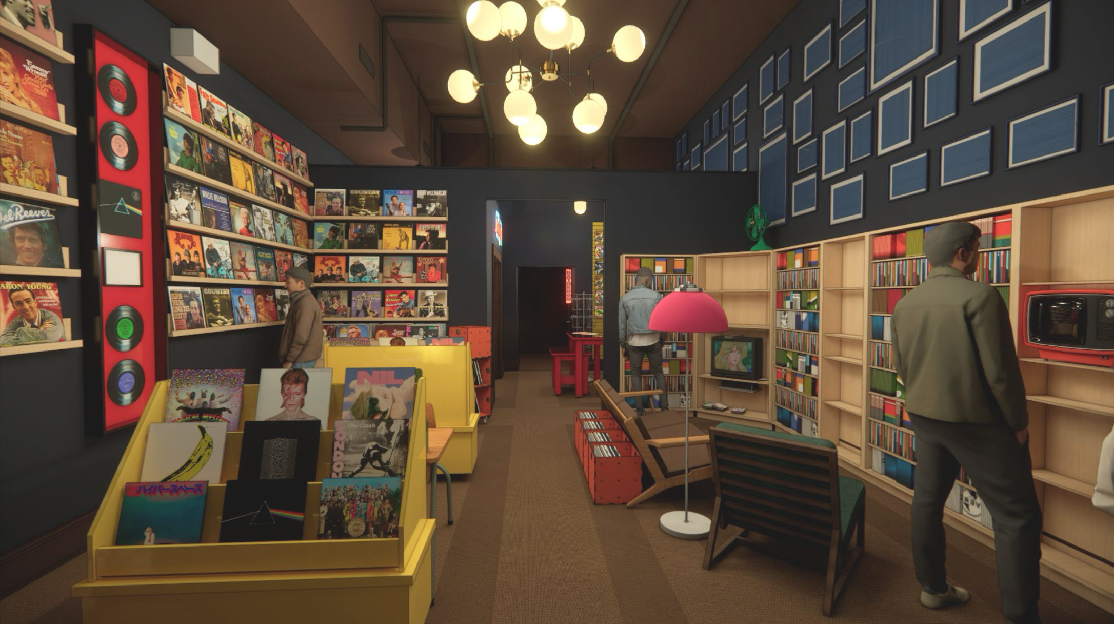 The Newsagent's Interior Design, AV Room