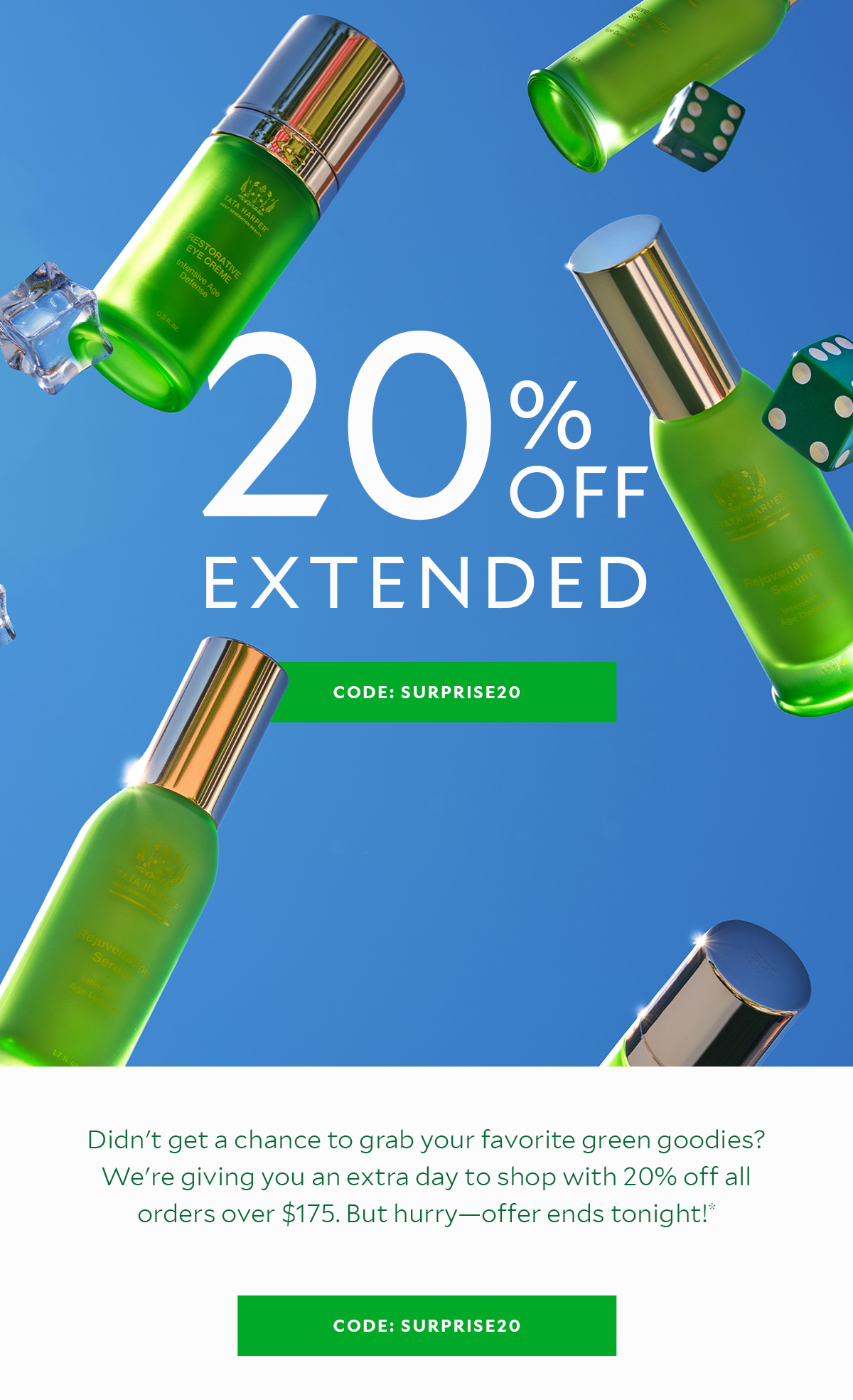 20% Off Extended | Tata's Birthday Sale