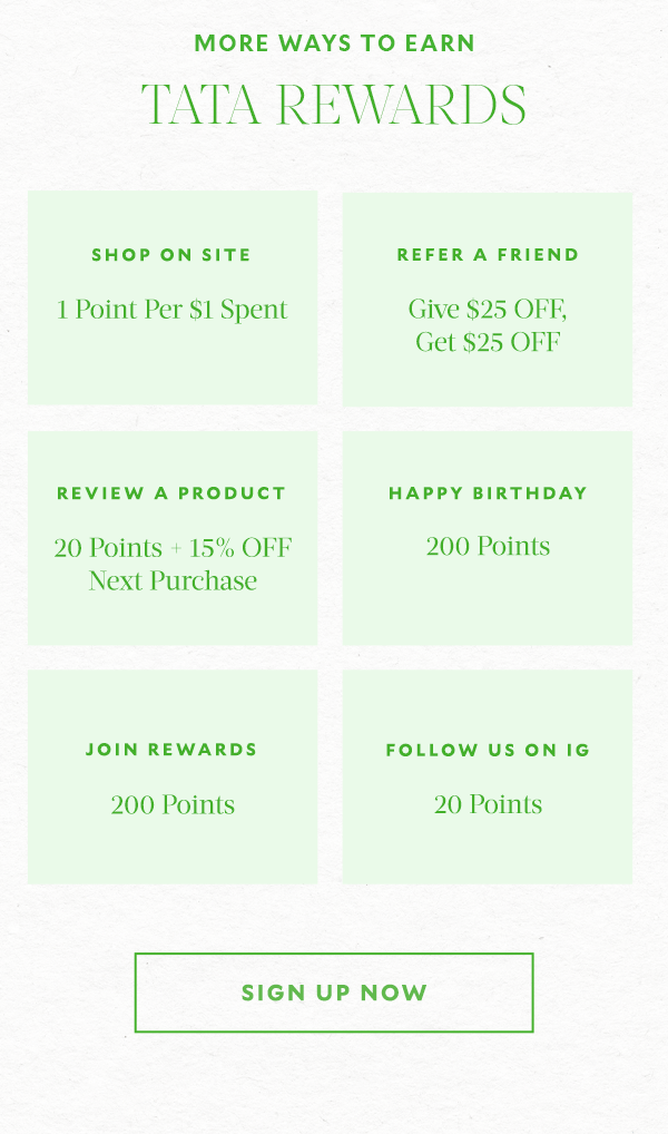 More Ways To Earn Tata Rewards