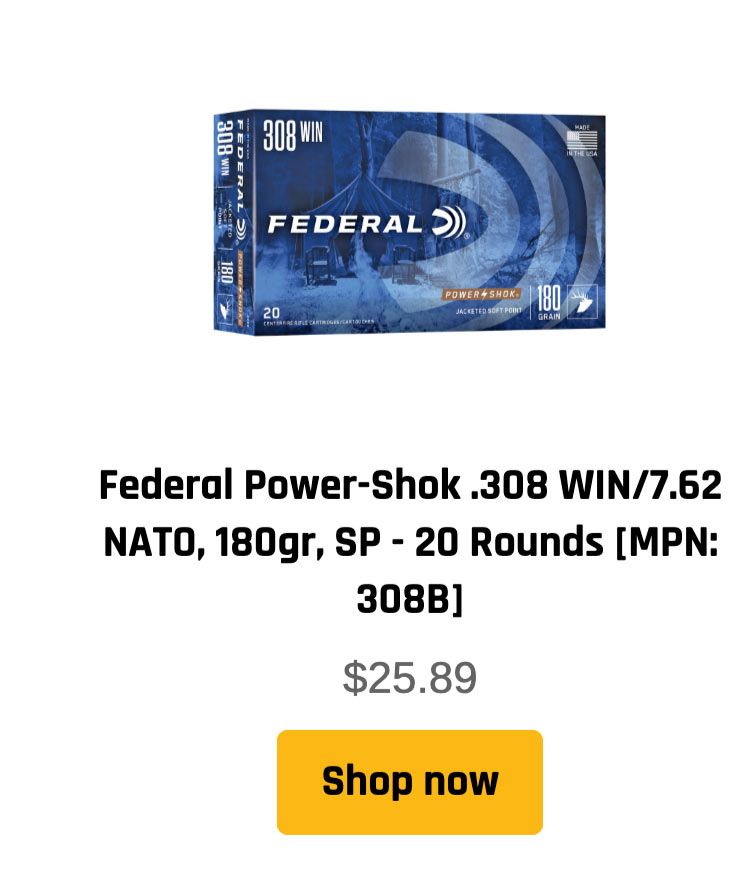 .308 ammunition - Federal