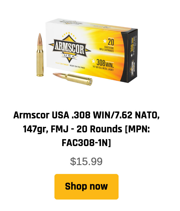 .308 ammunition - Armscor