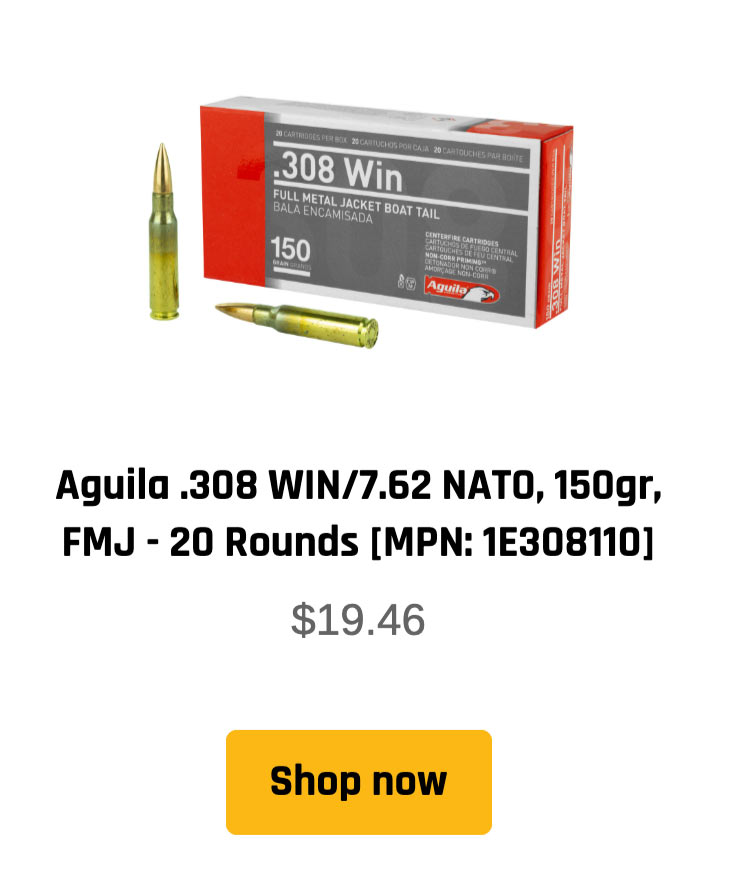 .308 ammunition - Aguila