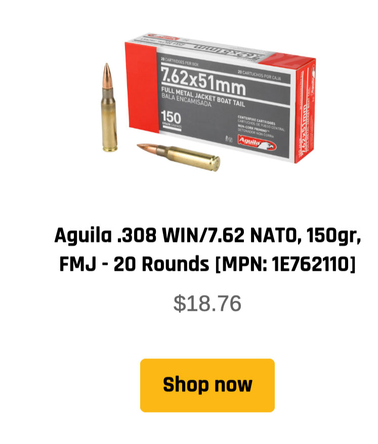 .308 ammunition - Aguila