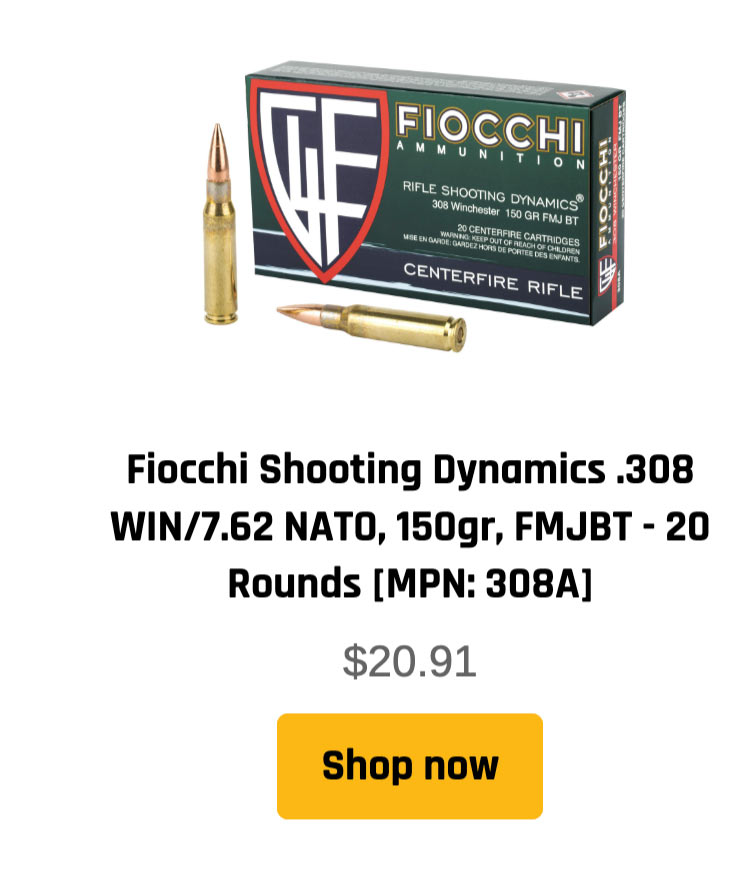 .308 ammunition - Fiocchi