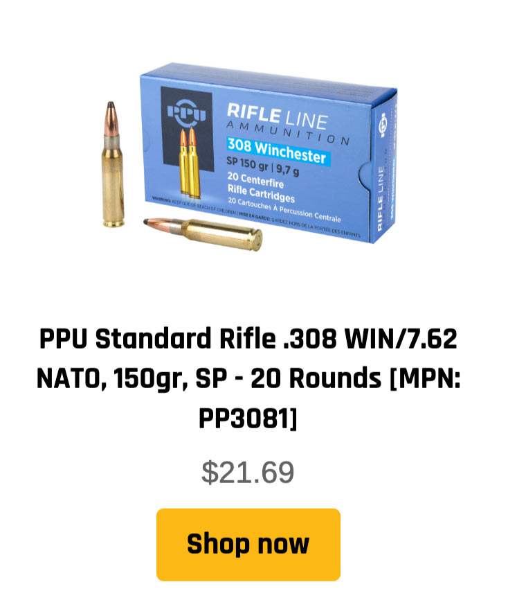.308 ammunition - PPU
