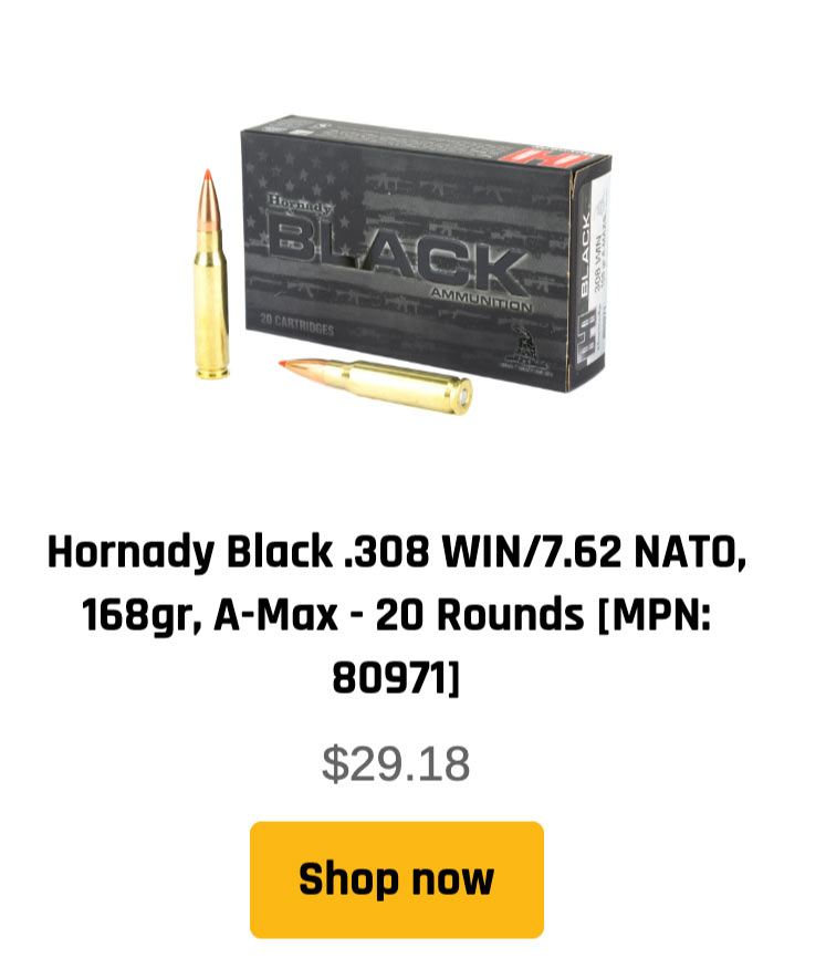 .308 ammunition - Hornady