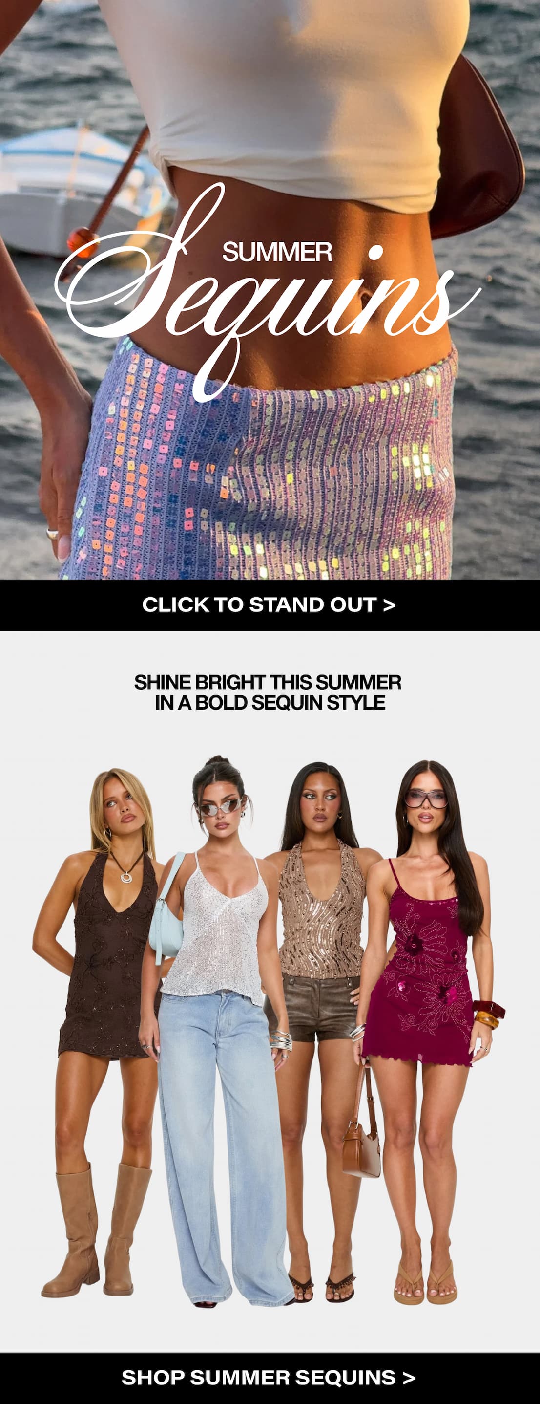 We see YOU in sequins this summer >