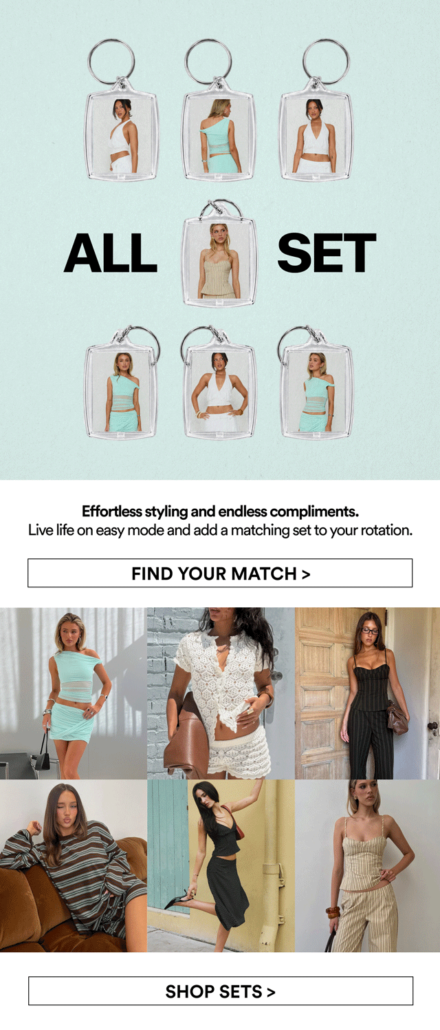 Your new matching set is ready. Shop 25% OFF >