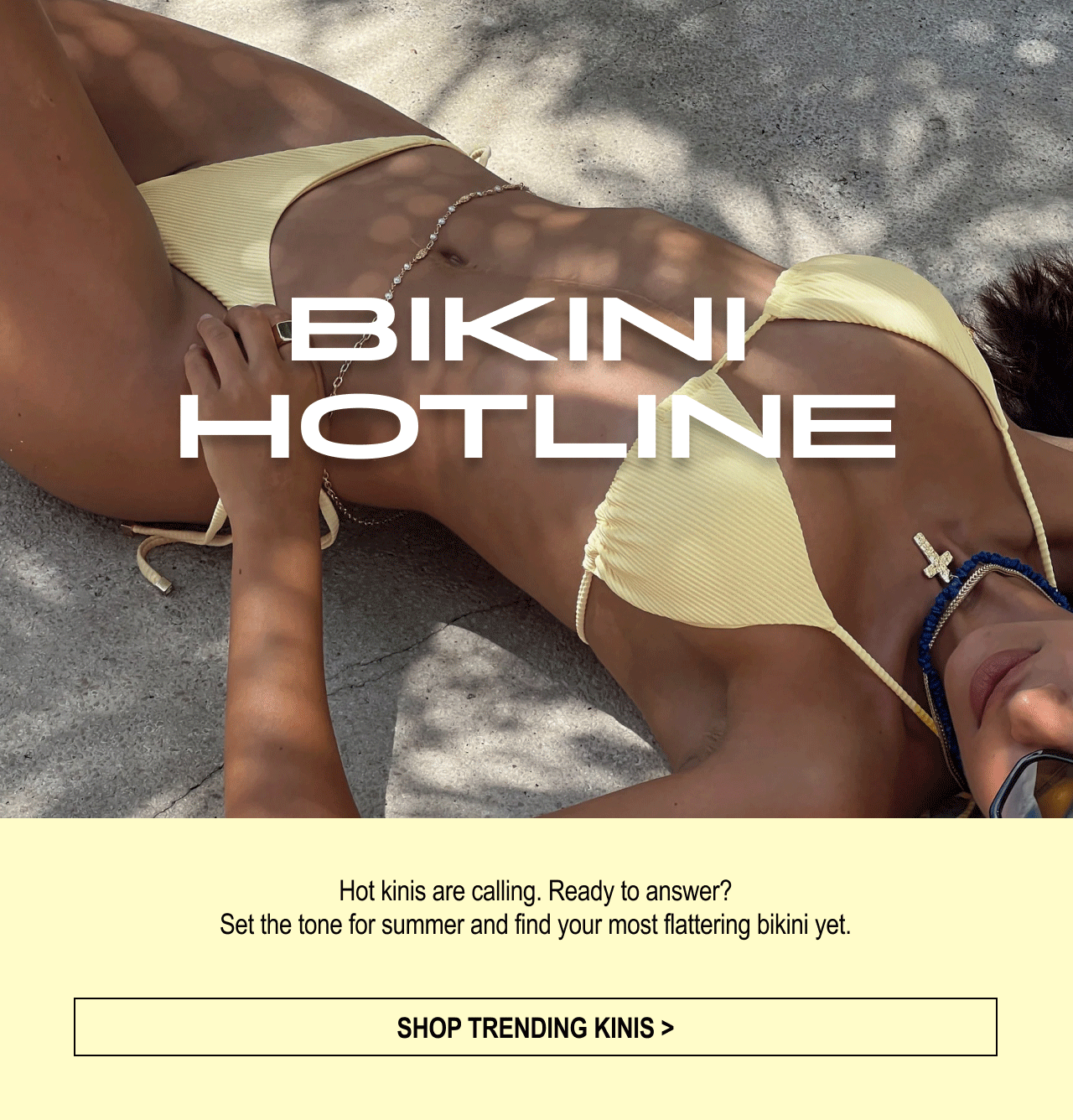 This bikini is PERFECT for your beach day >