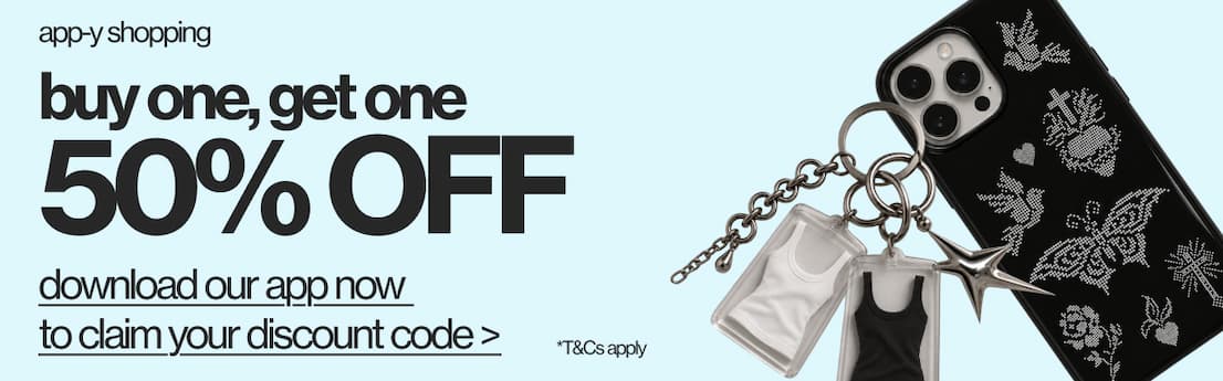 Buy 1, get 1 50% Off in the app