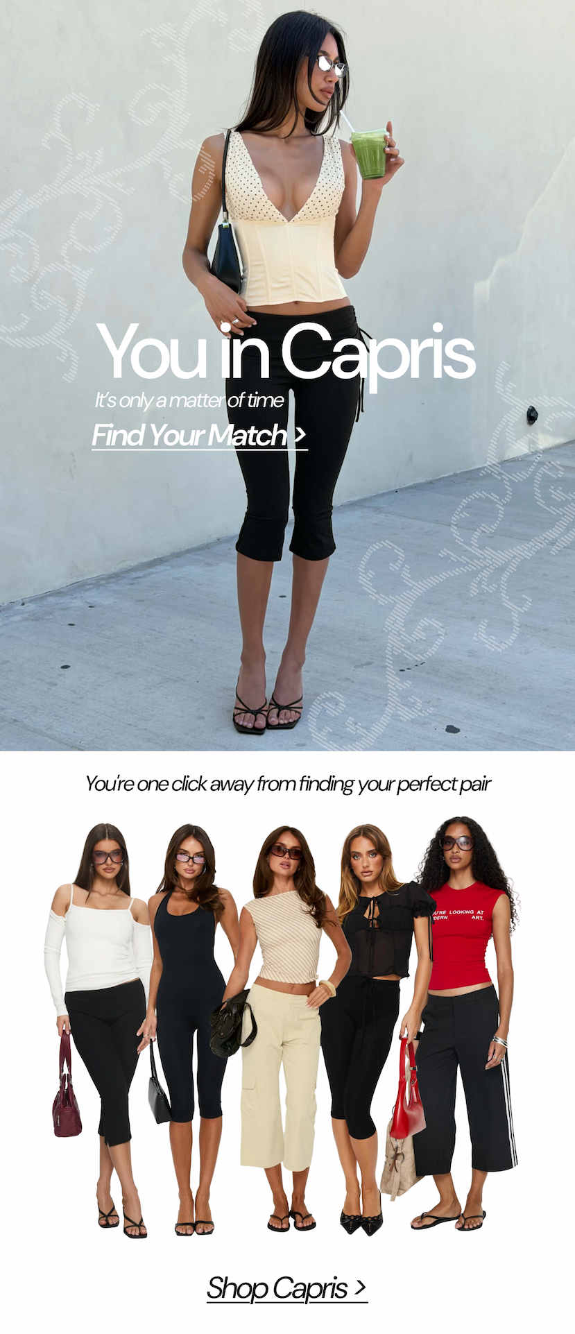 You perfect capris are closer than you think! Look here >