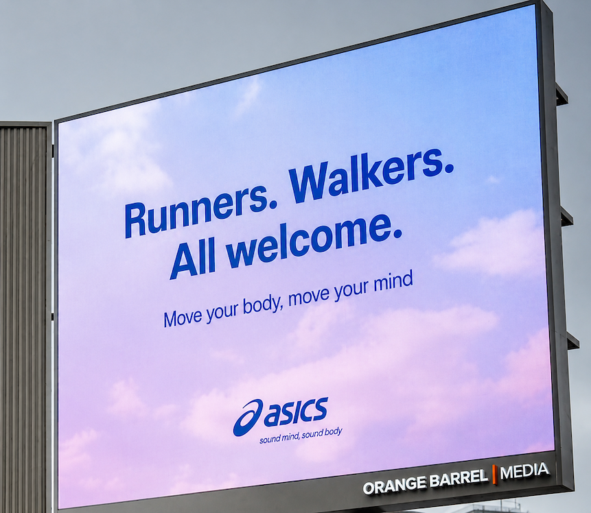 Asics Schild