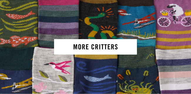 Shop Animal Socks - Darn Tough socks side by side, featuring different animal patterns