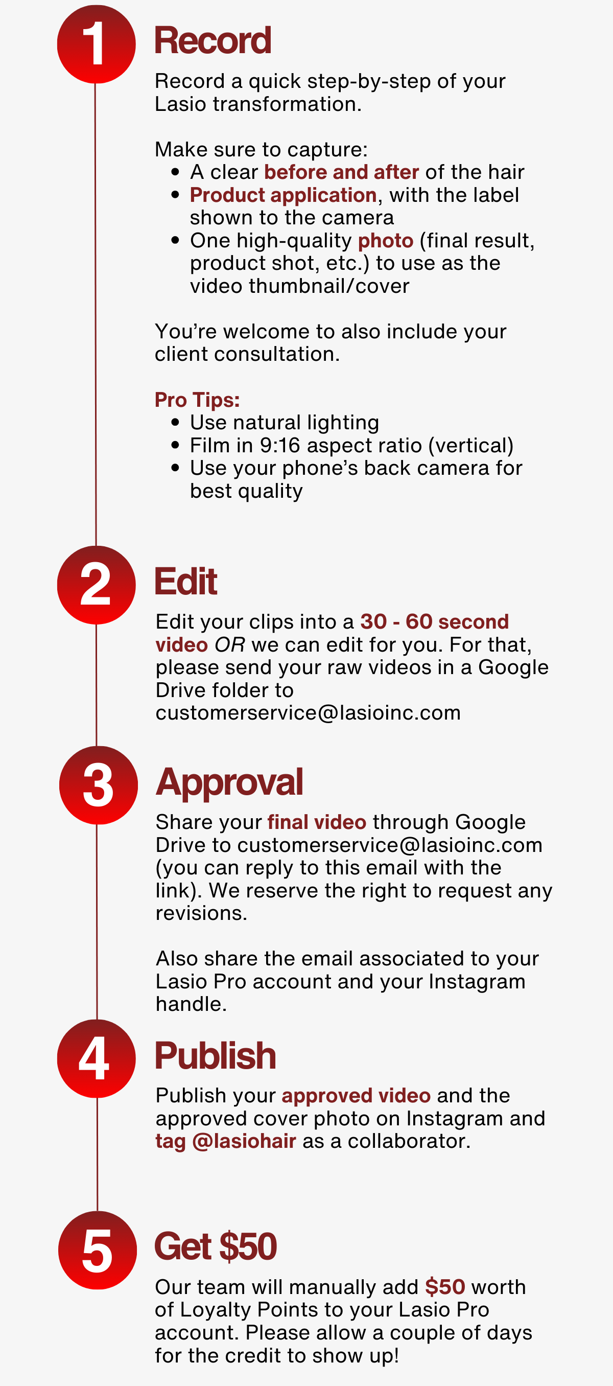 5 STEPS 