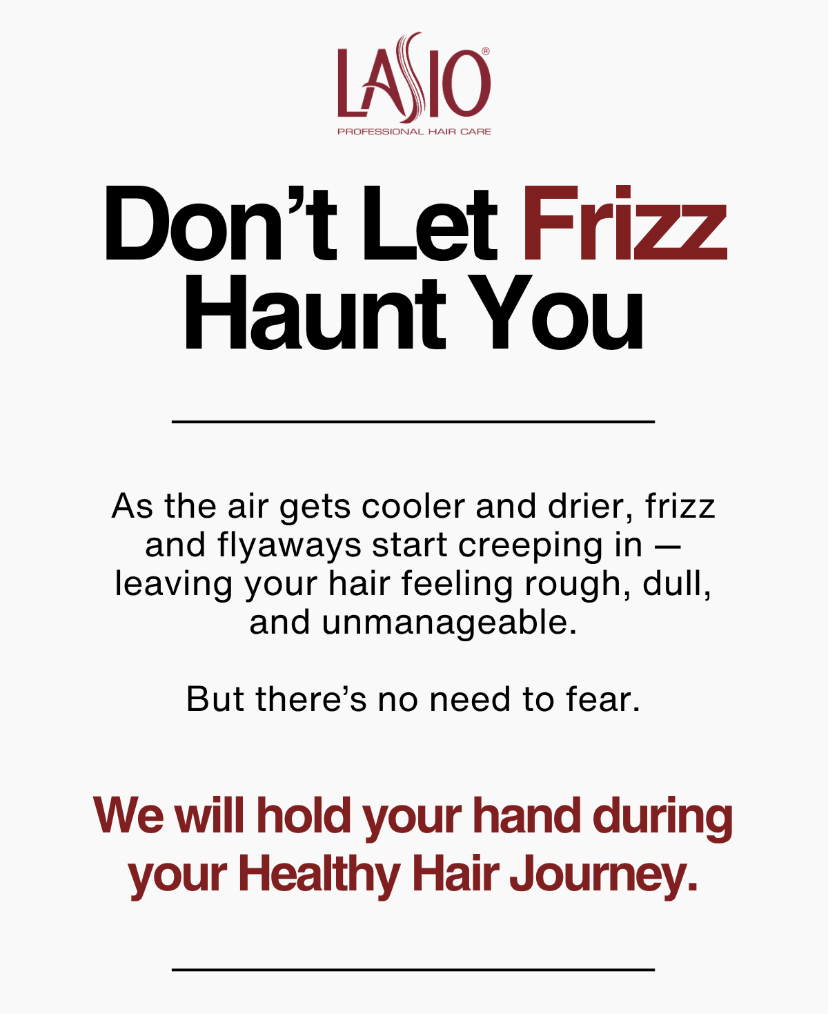 Don't let frizz haunt you