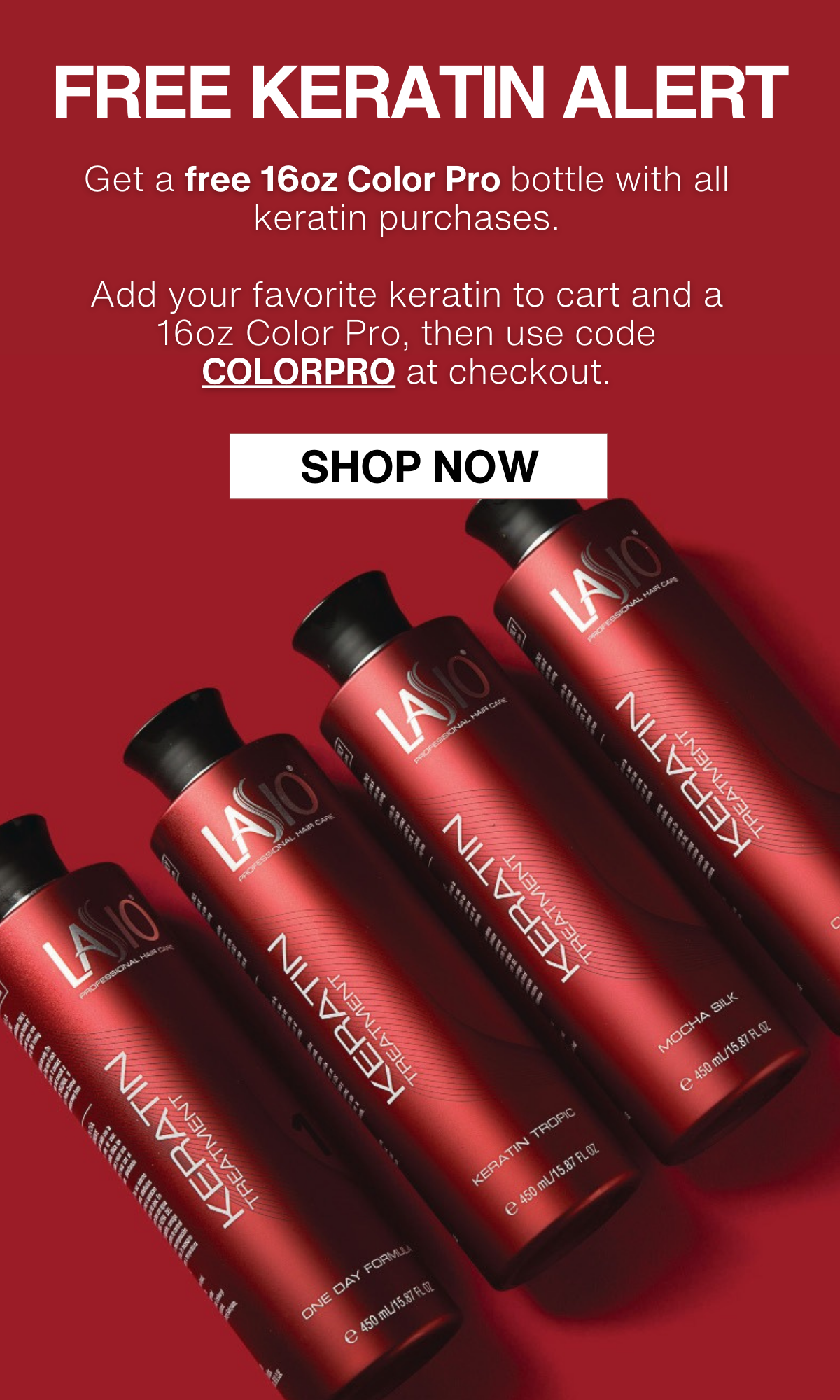 Free Keratin Alert