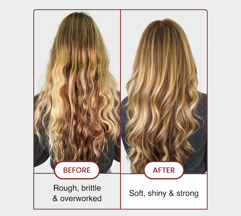 Hit reset on damaged hair 