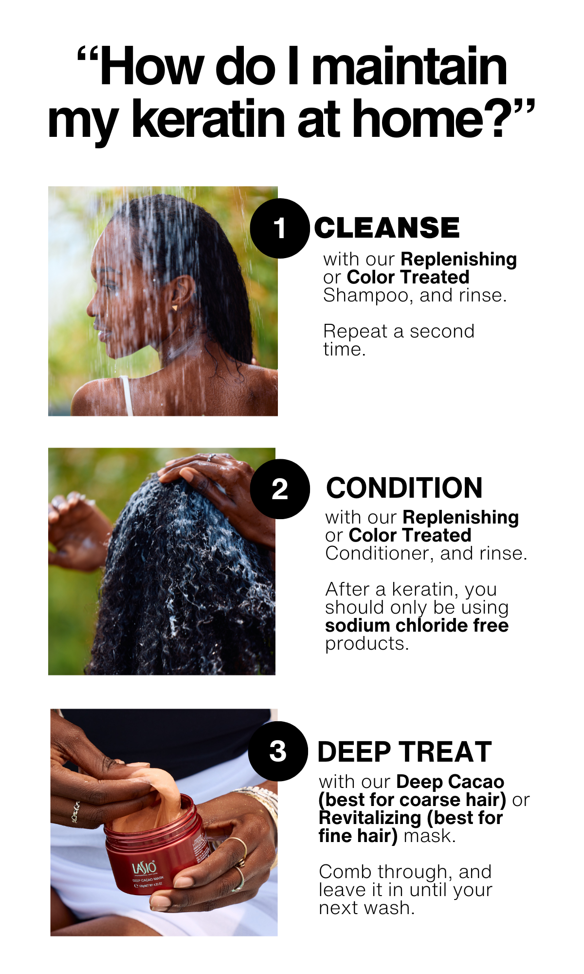 MAINTAIN YOUR KERATIN