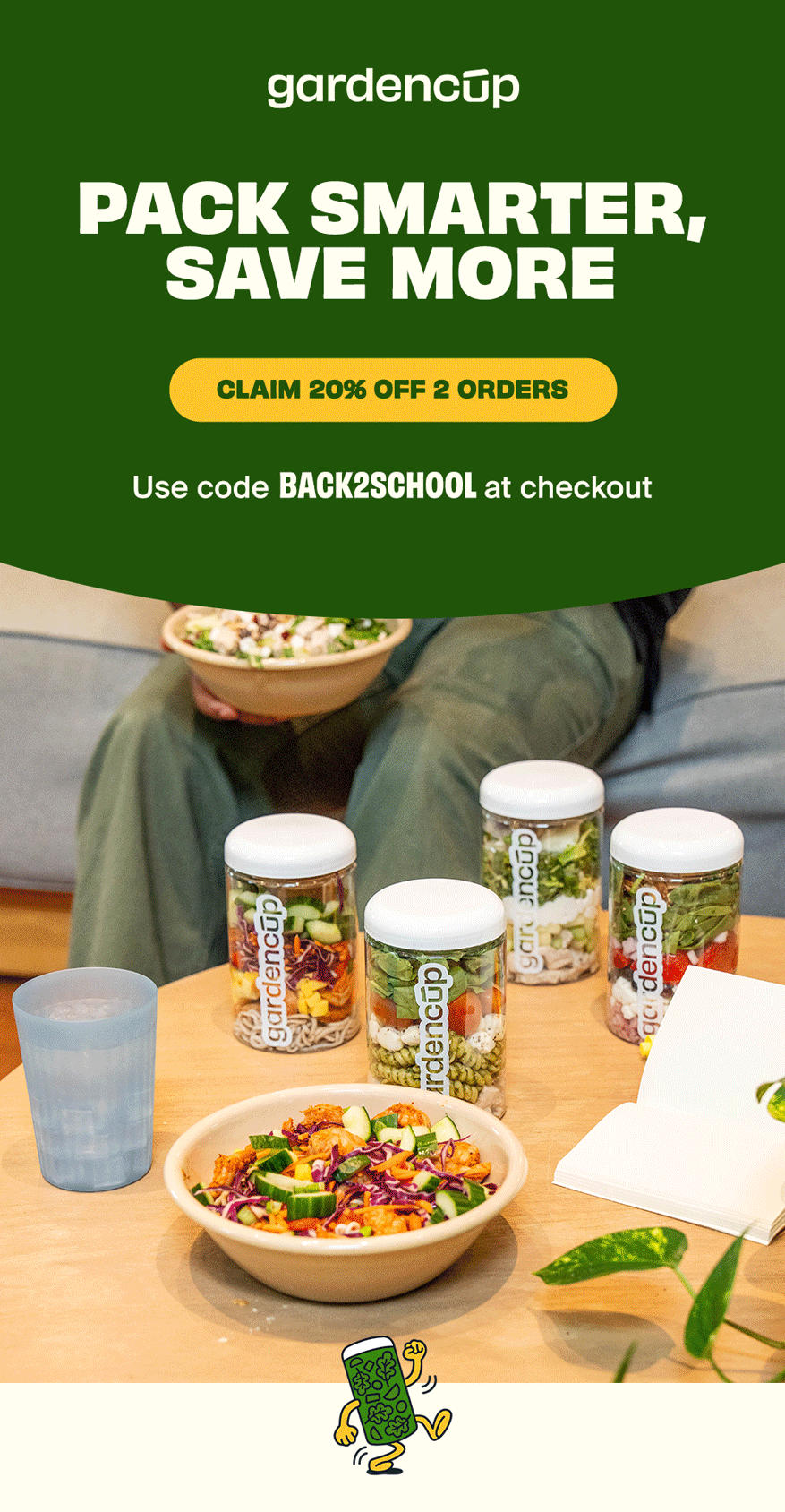 Claim 20% off 2 orders