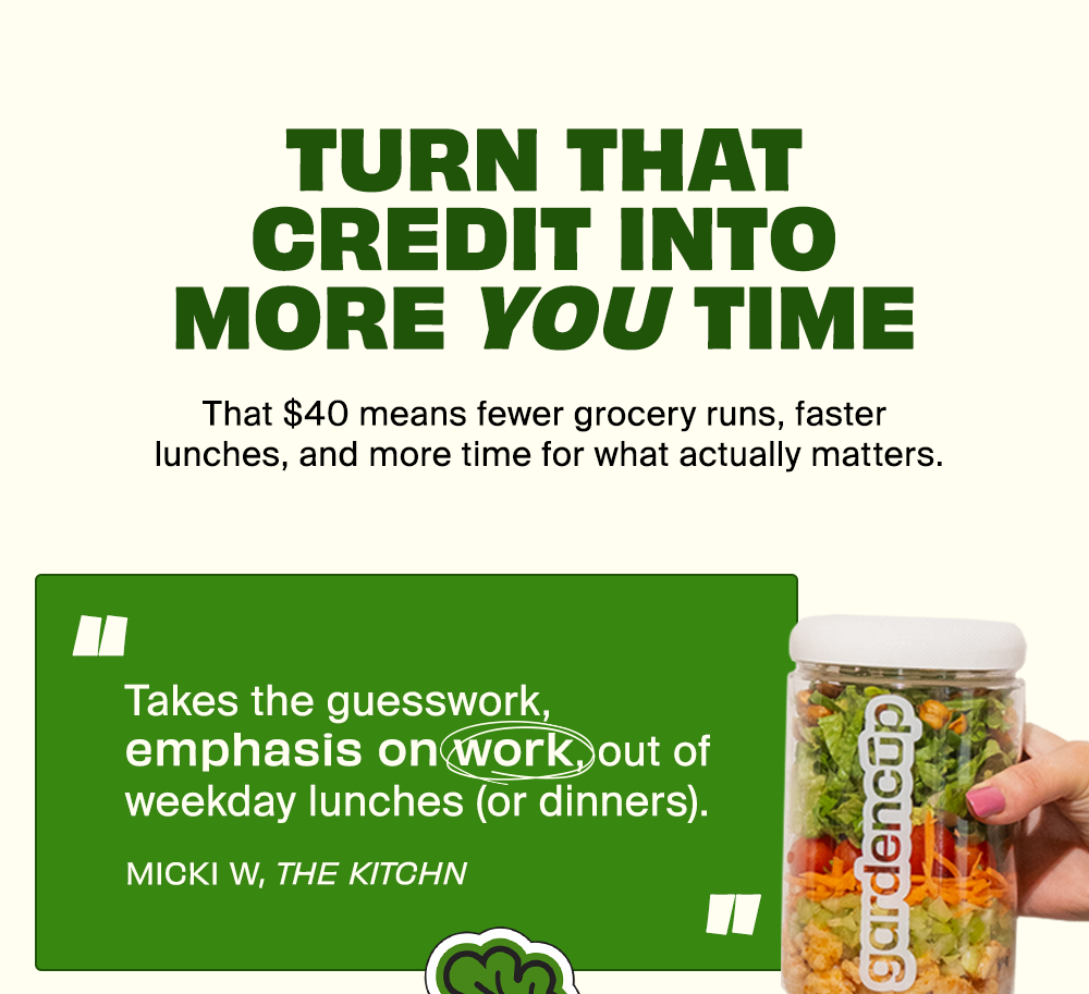 Turn That Credit Into More You Time