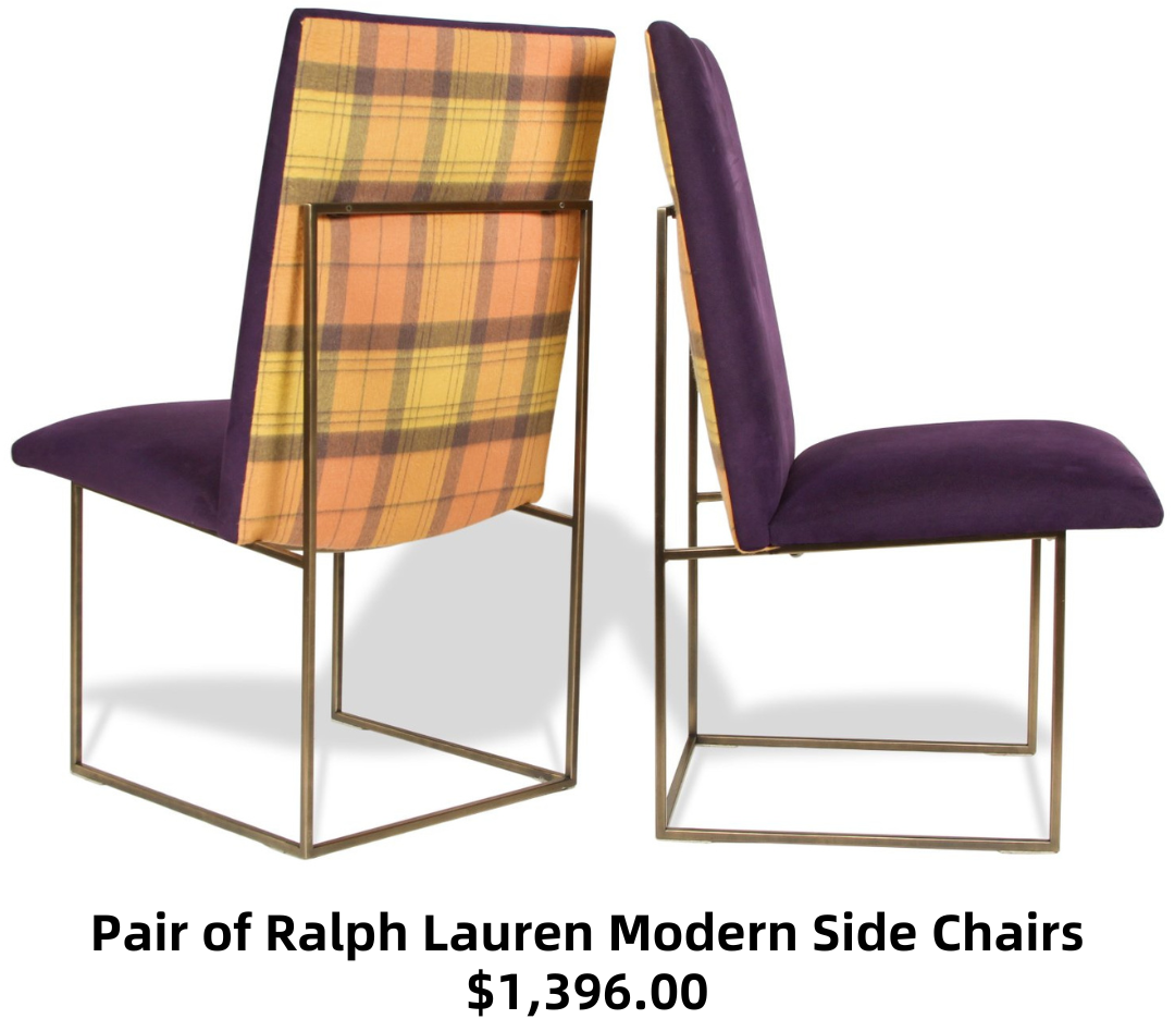 Pair of Ralph Lauren Modern Side Chairs