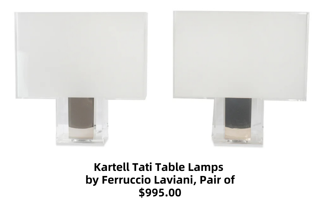Kartell Tati Table Lamps by Ferruccio Laviani, Pair of