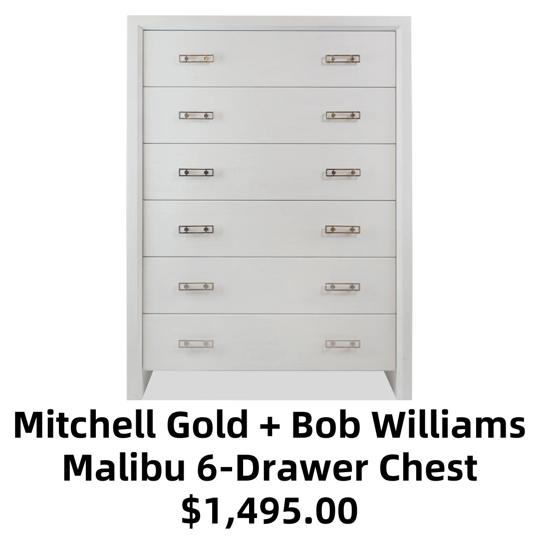 Mitchell Gold + Bob Williams Malibu Bedroom 6-Drawer Chest