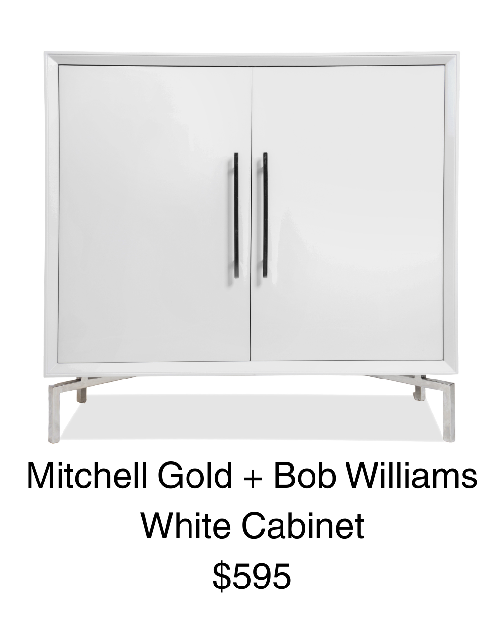 Mitchell Gold + Bob Williams White Cabinet