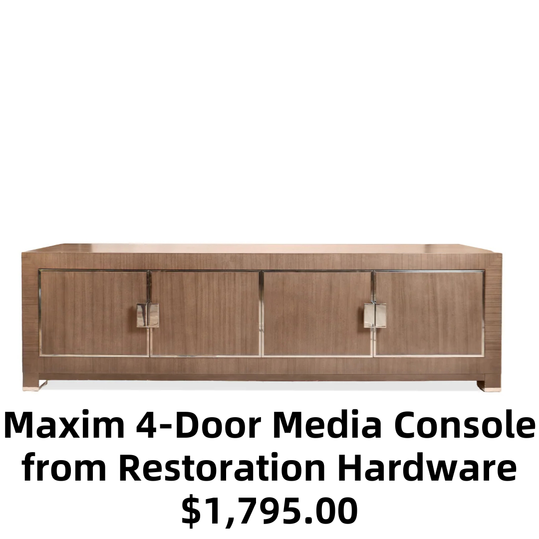 Maxim 4-Door Media Console from Restoration Hardware
